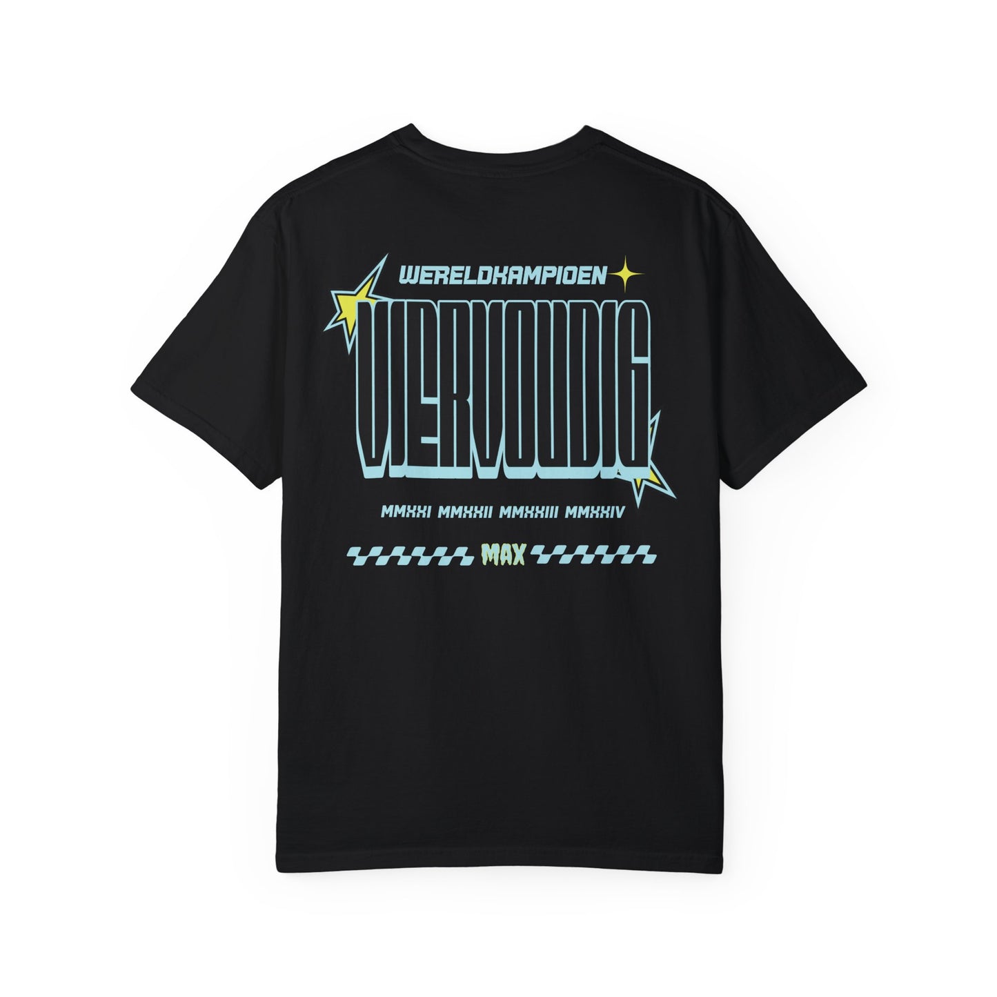 Max "Viervoudig" Unisex T-Shirt – Celebrate Four Championships