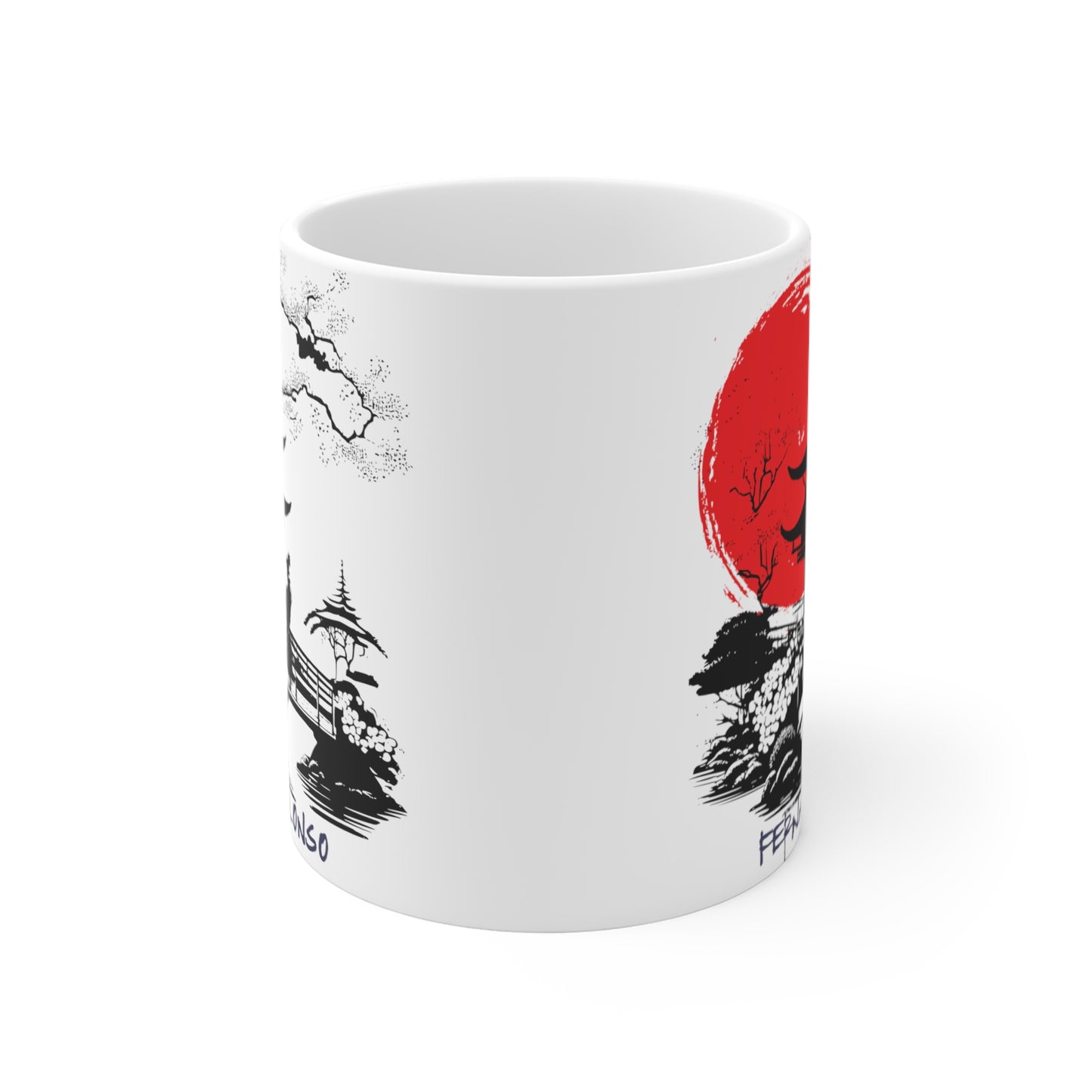 Fernando Alonso "Samurai Spirit" 11oz Mug