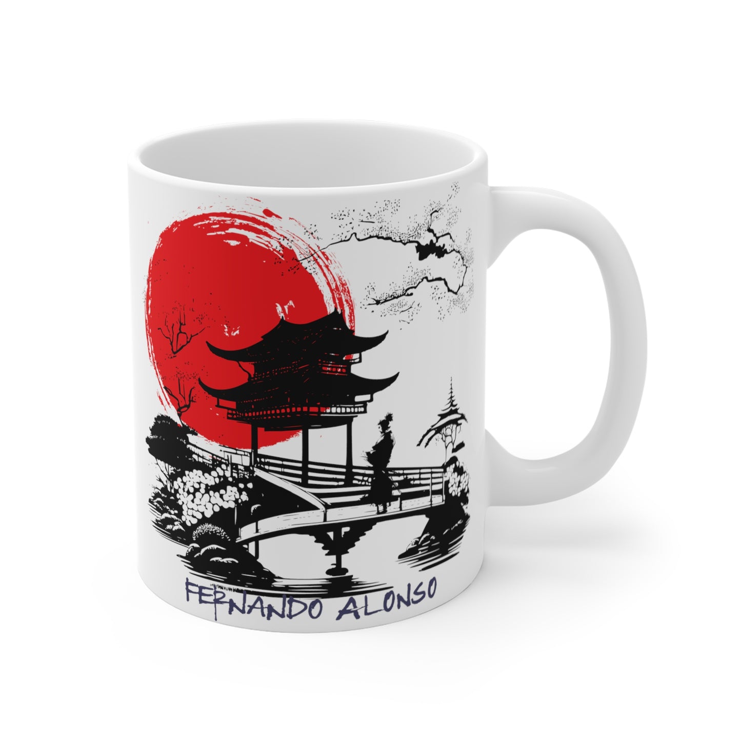 Fernando Alonso "Samurai Spirit" 11oz Mug