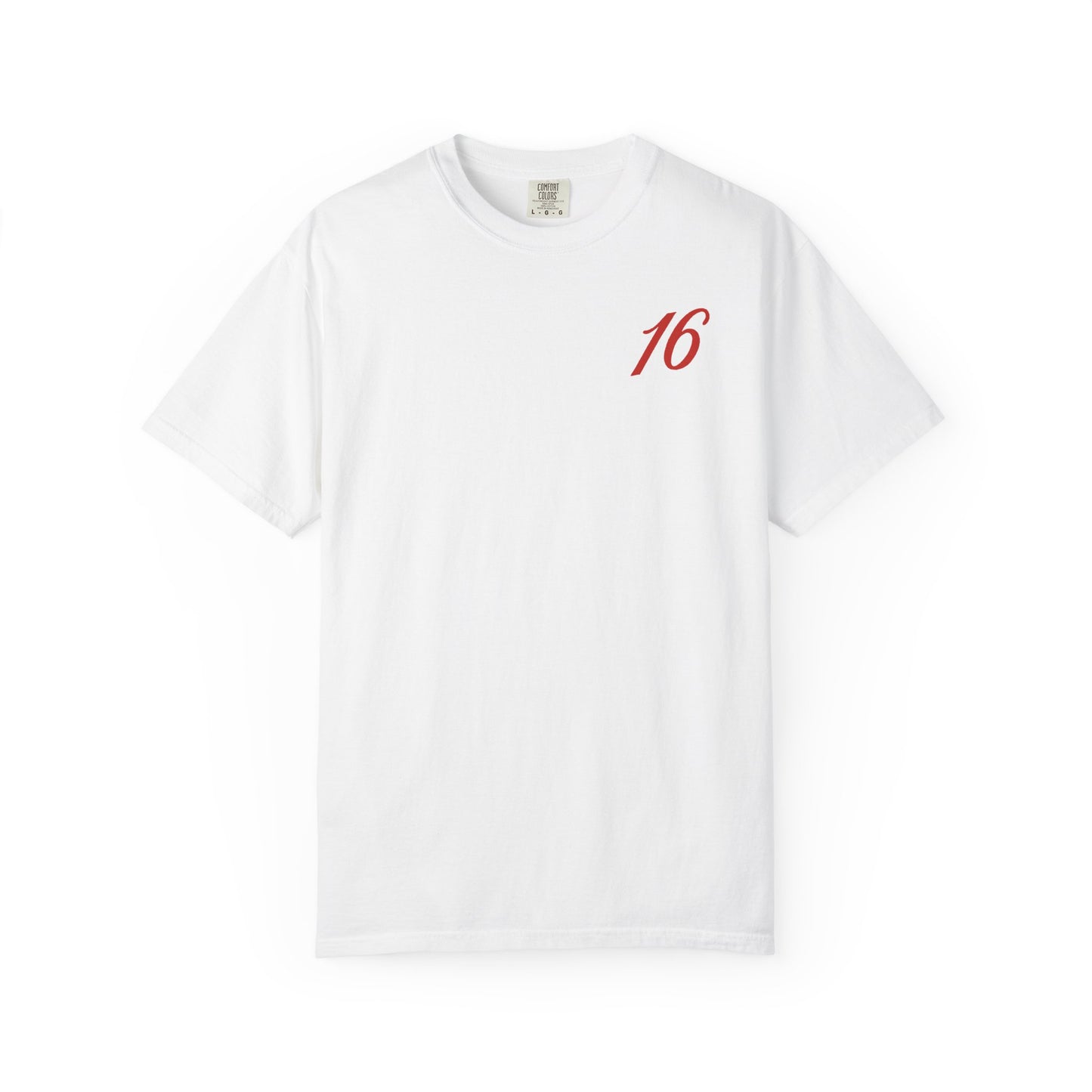 Charles Leclerc "Le Petite" Tee – Retro Patisserie Back Print with Cursive Script