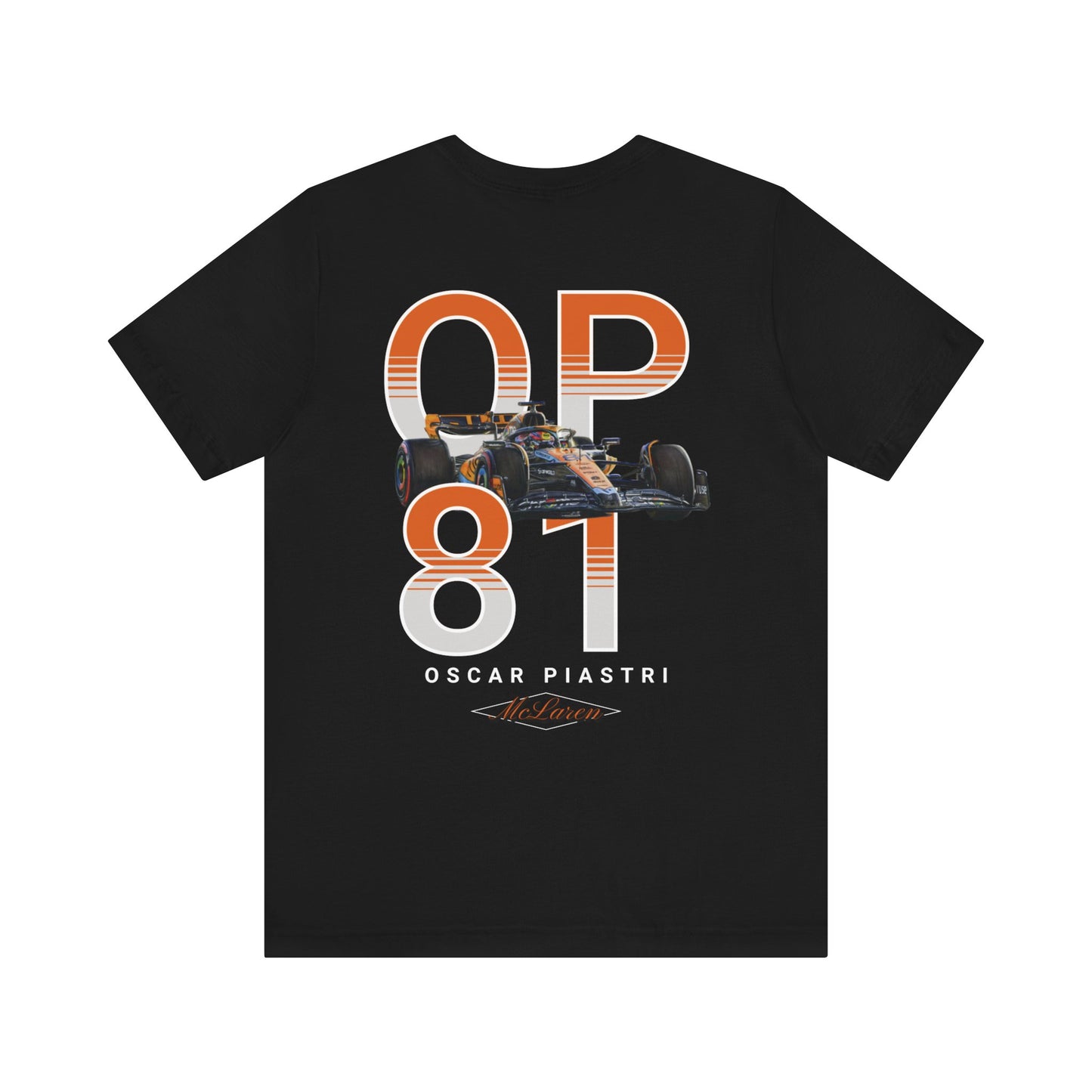 Oscar Piastri "OP 81" Unisex Tee – McLaren Racing Elegance