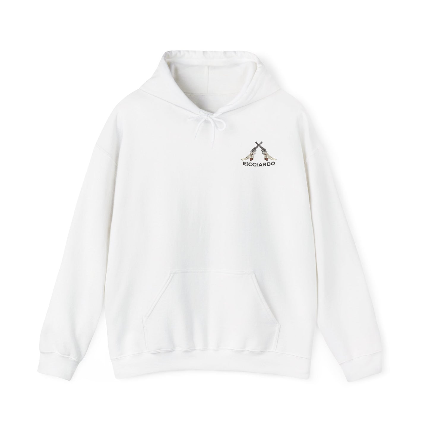 Daniel Ricciardo "Gunslinger" Unisex Hooded Sweatshirt – Bold Style Meets Racing Grit
