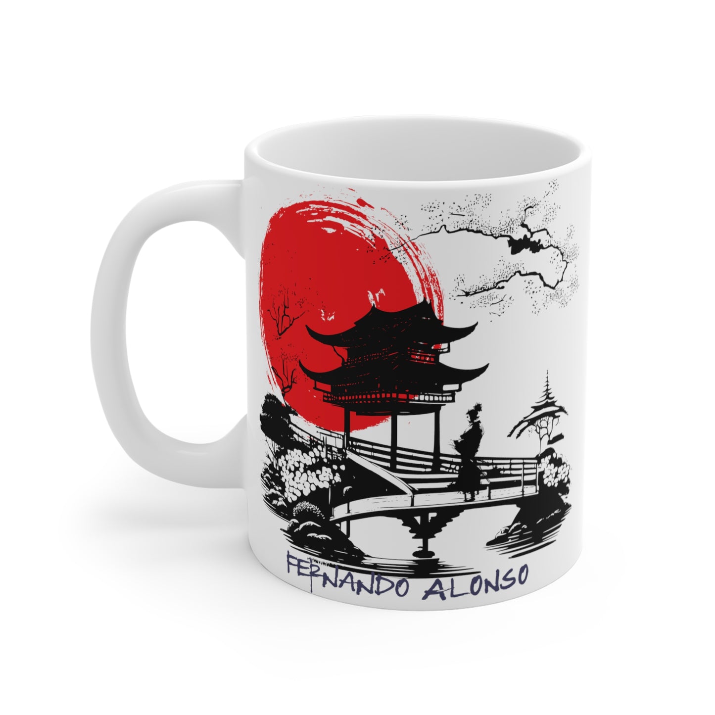 Fernando Alonso "Samurai Spirit" 11oz Mug
