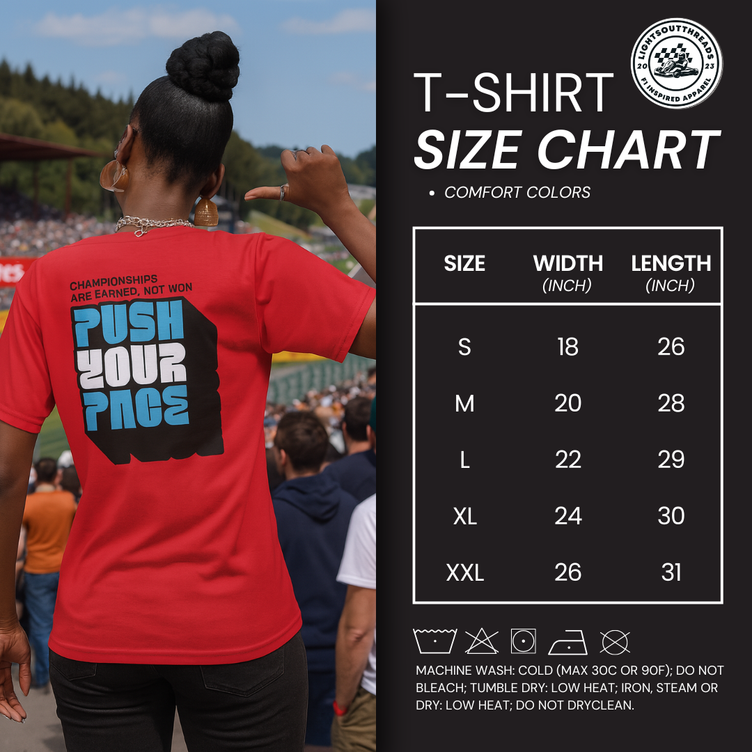 Push Your Pace Tee – Built for the Grind