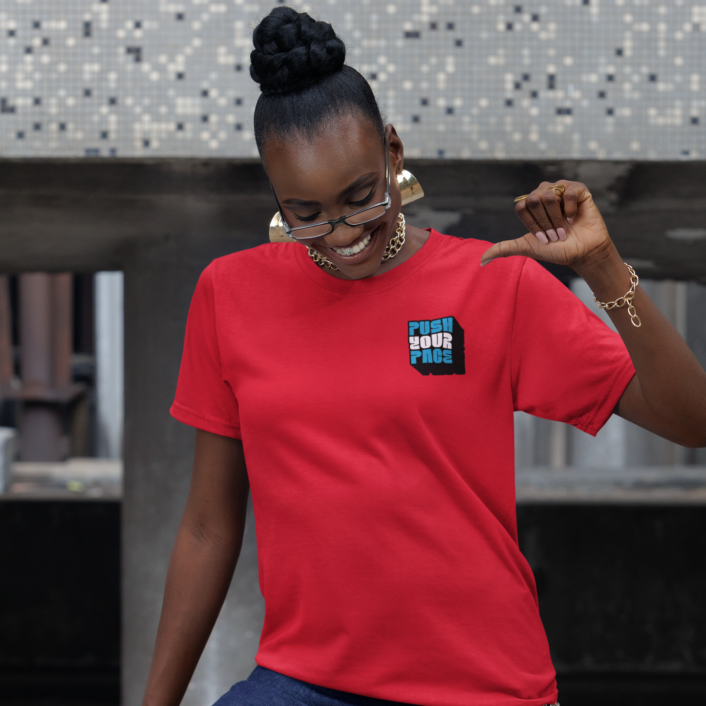 Push Your Pace Tee – Built for the Grind