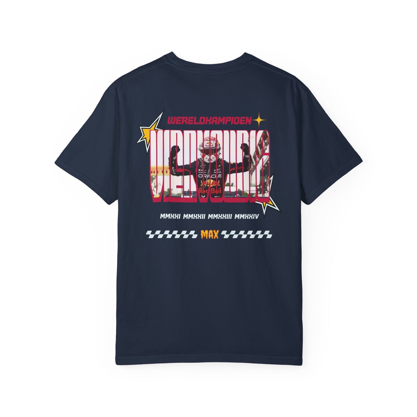 Max "Viervoudig" Unisex T-Shirt – Celebrate Four Championships