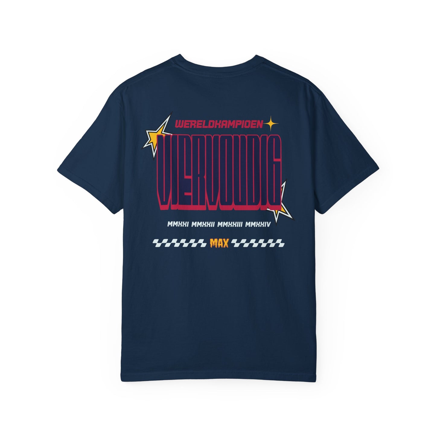 Max "Viervoudig" Unisex T-Shirt – Celebrate Four Championships