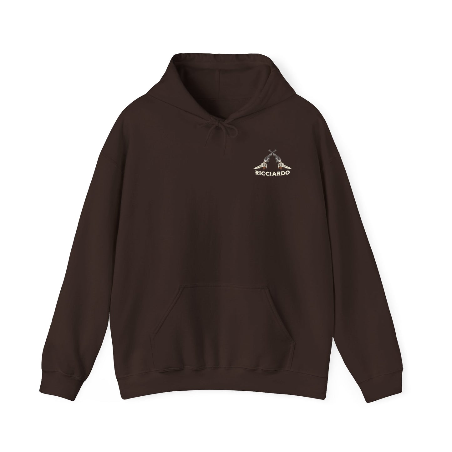 Daniel Ricciardo "Gunslinger" Unisex Hooded Sweatshirt – Bold Style Meets Racing Grit