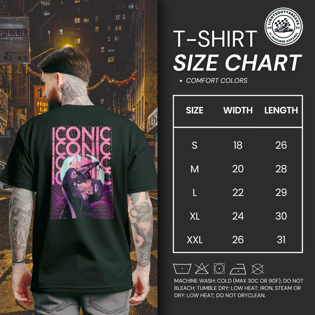 Daniel Ricciardo "The ICON" Unisex T-shirt – Celebrating F1’s Shoey Legend