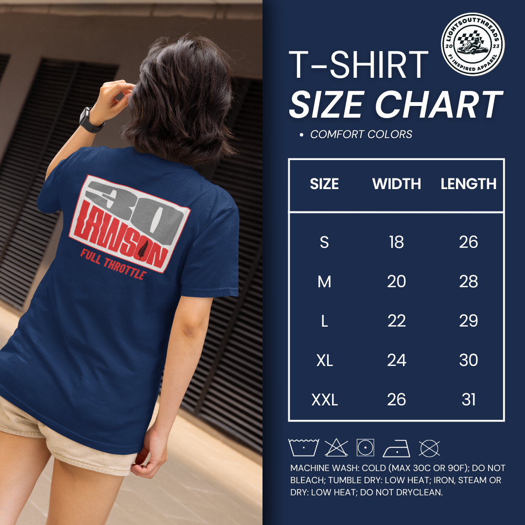 Liam Lawson "Full Throttle" Unisex T-shirt