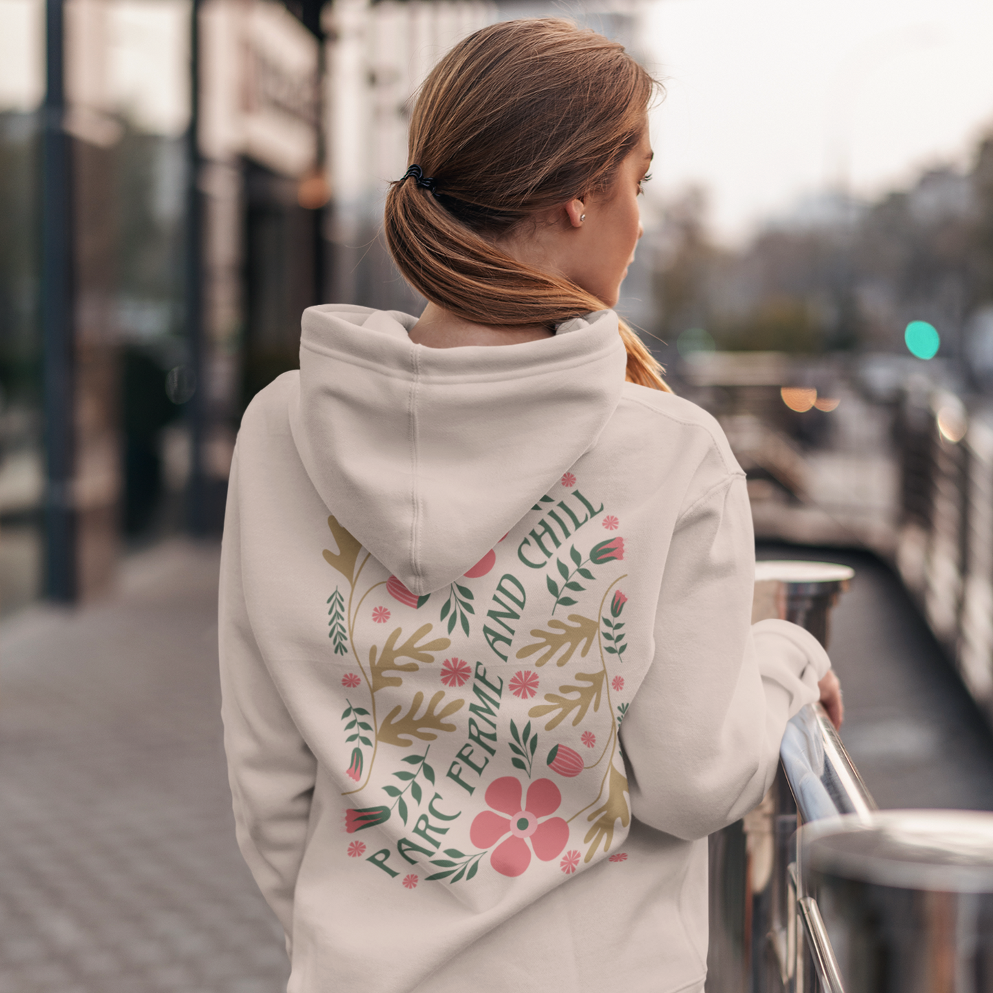 Parc Ferme and Chill Three-Panel Fleece Hoodie