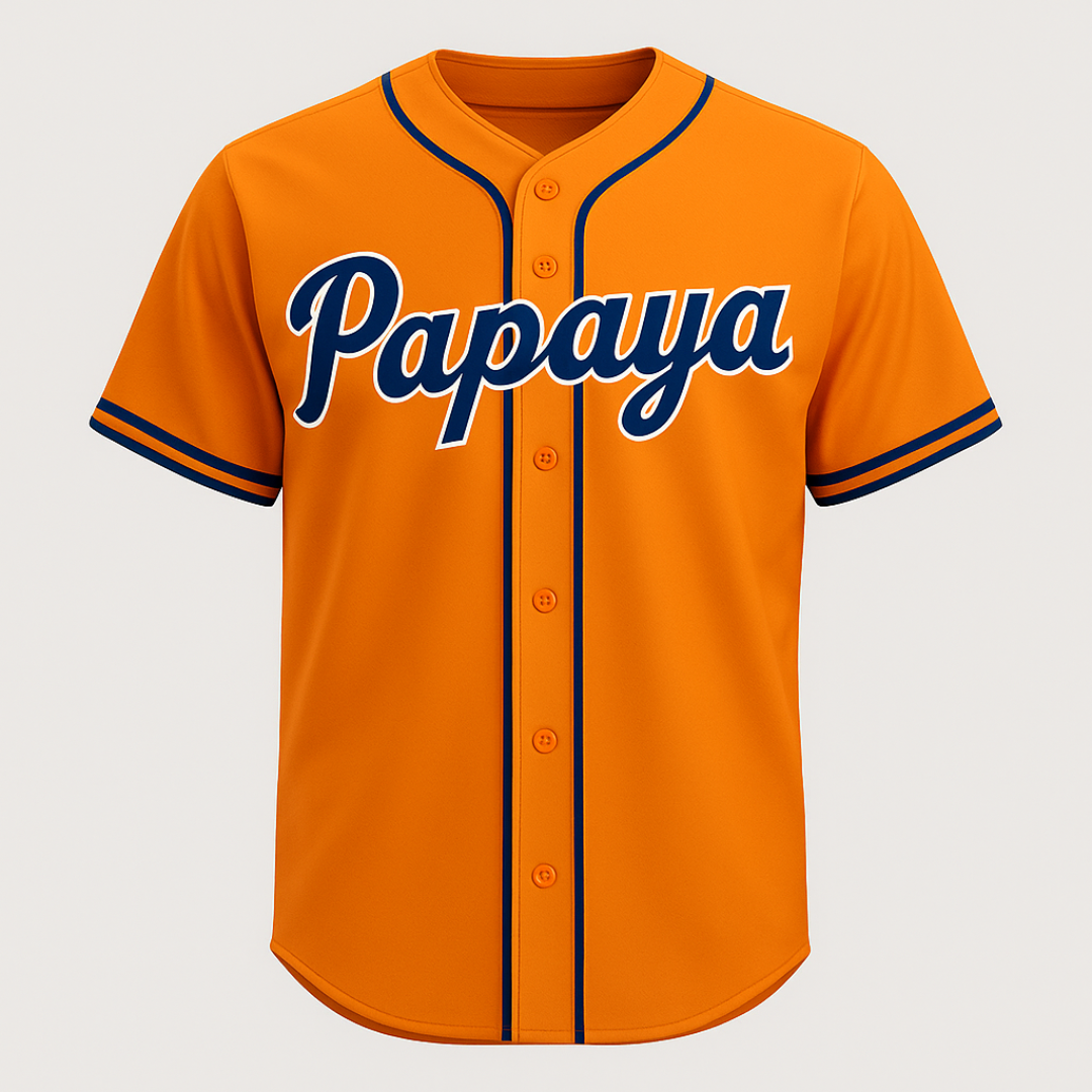 Papaya Racing Jersey – Trackside Energy, Streetwear Style