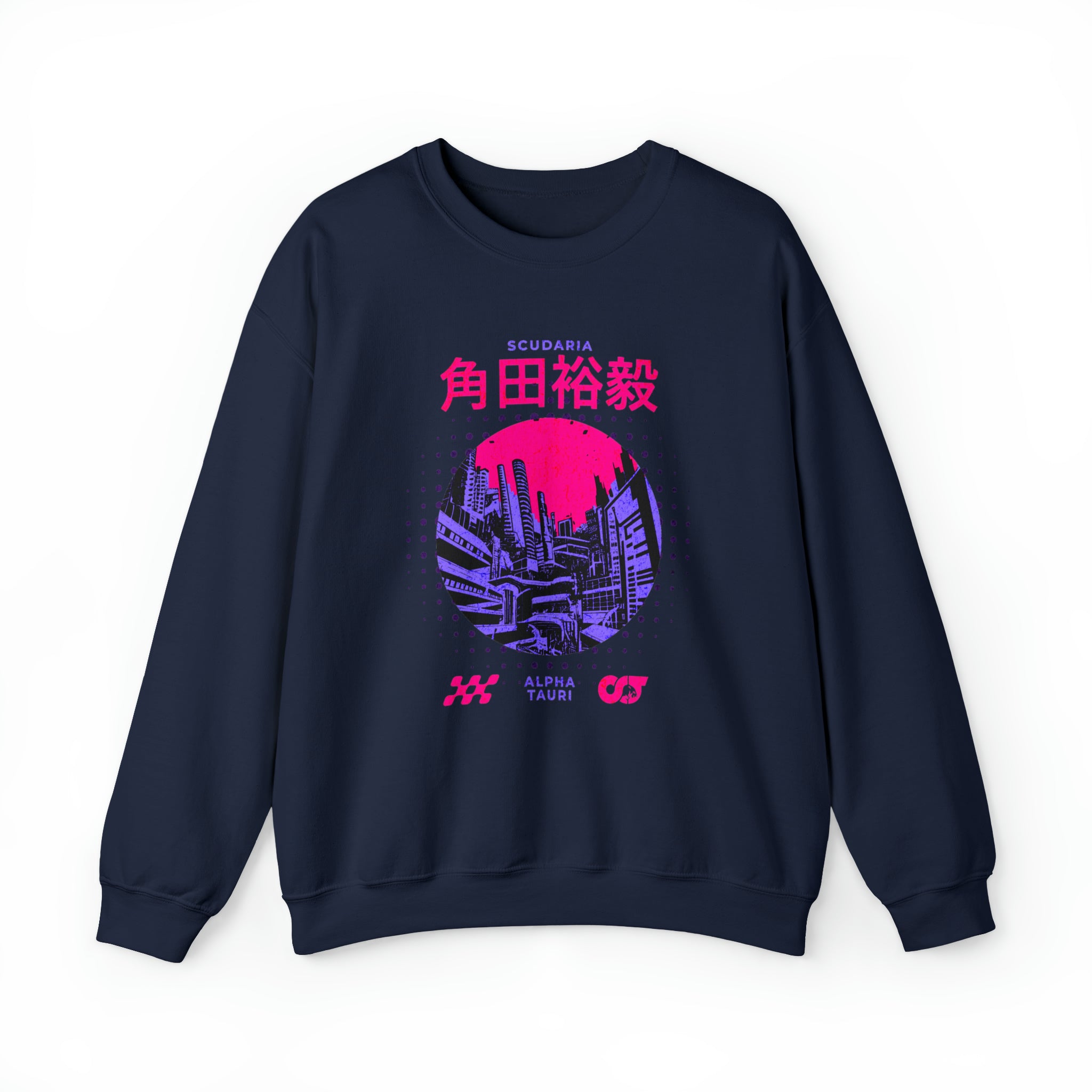 Yuki Tsunoda "Neon Nights" Unisex Crewneck Sweatshirt
