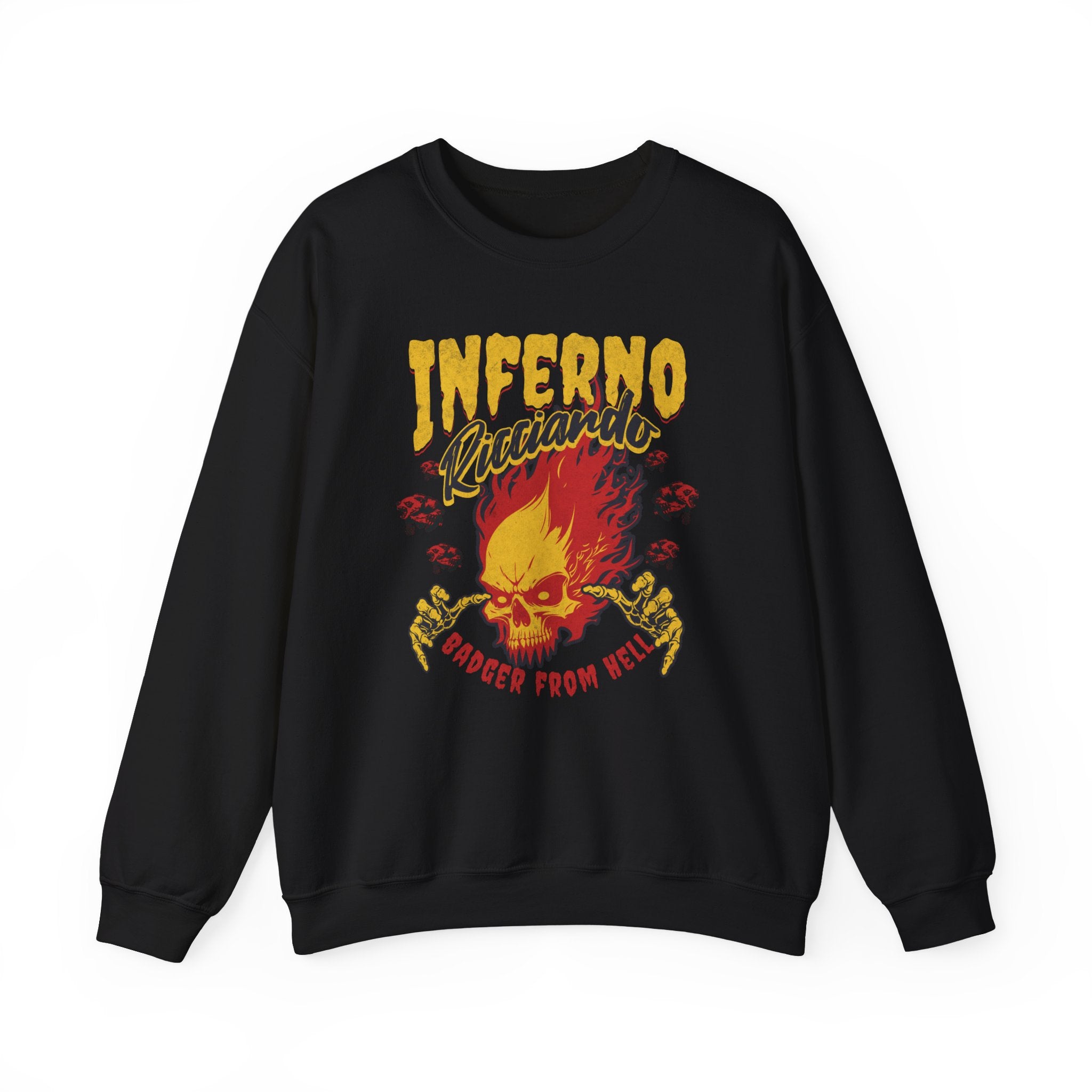Daniel Ricciardo "Inferno" Unisex Crewneck Sweatshirt – Bold, Fiery Racing Spirit