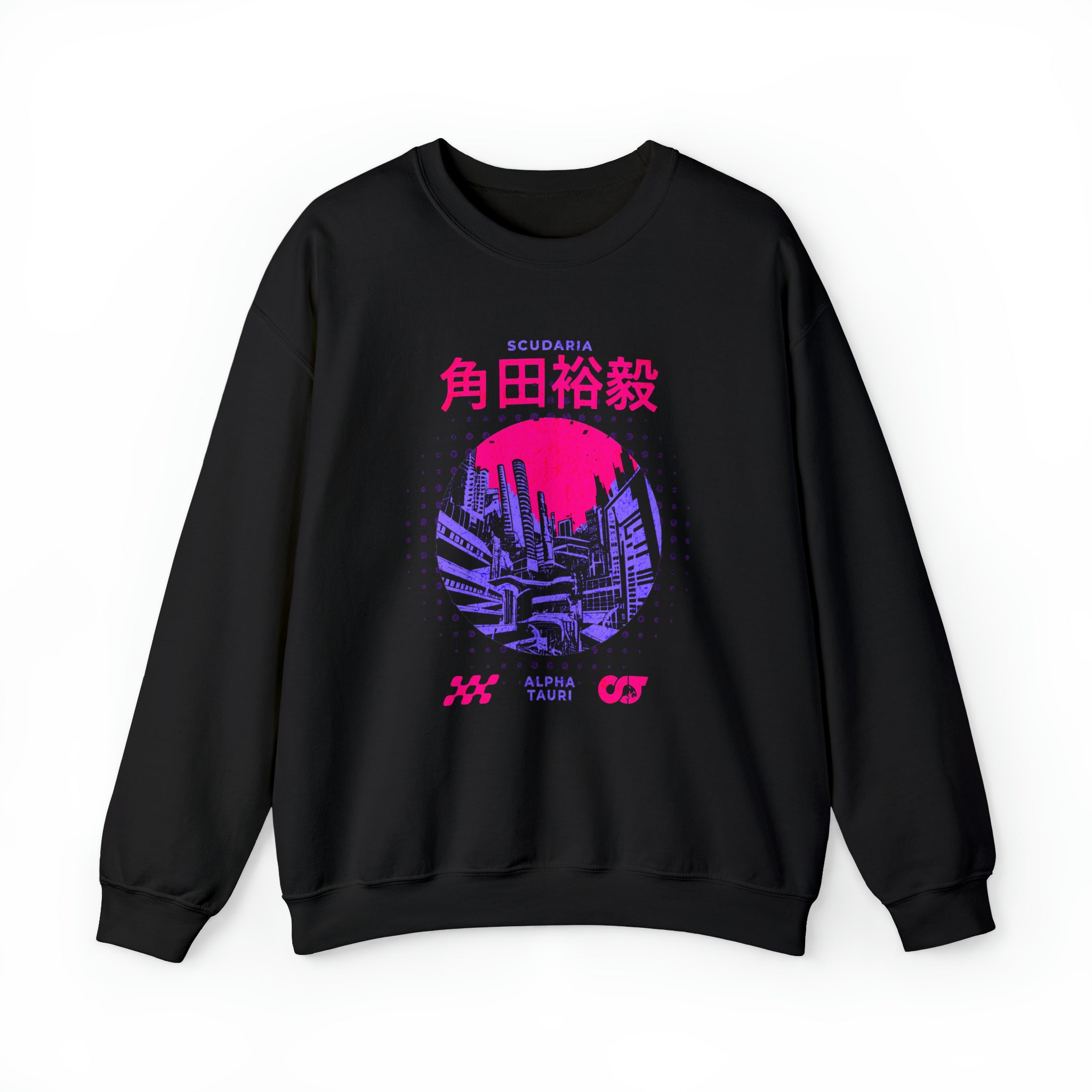 Yuki Tsunoda "Neon Nights" Unisex Crewneck Sweatshirt