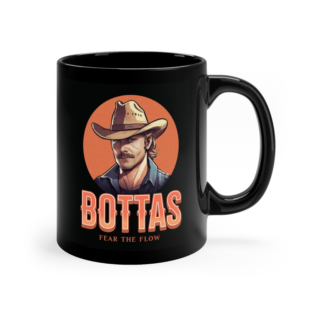 Valtteri Bottas "Outlaw" Black Mug 11oz - Fear the Flow Edition