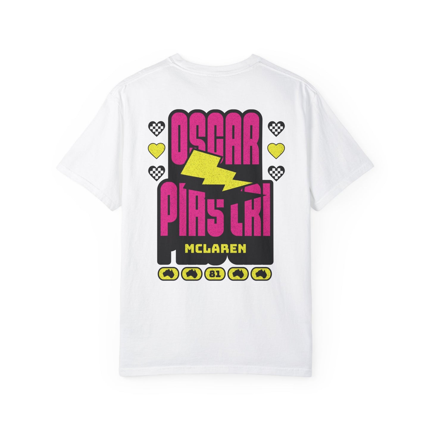 Oscar Piastri "Neon Grid" Unisex Tee