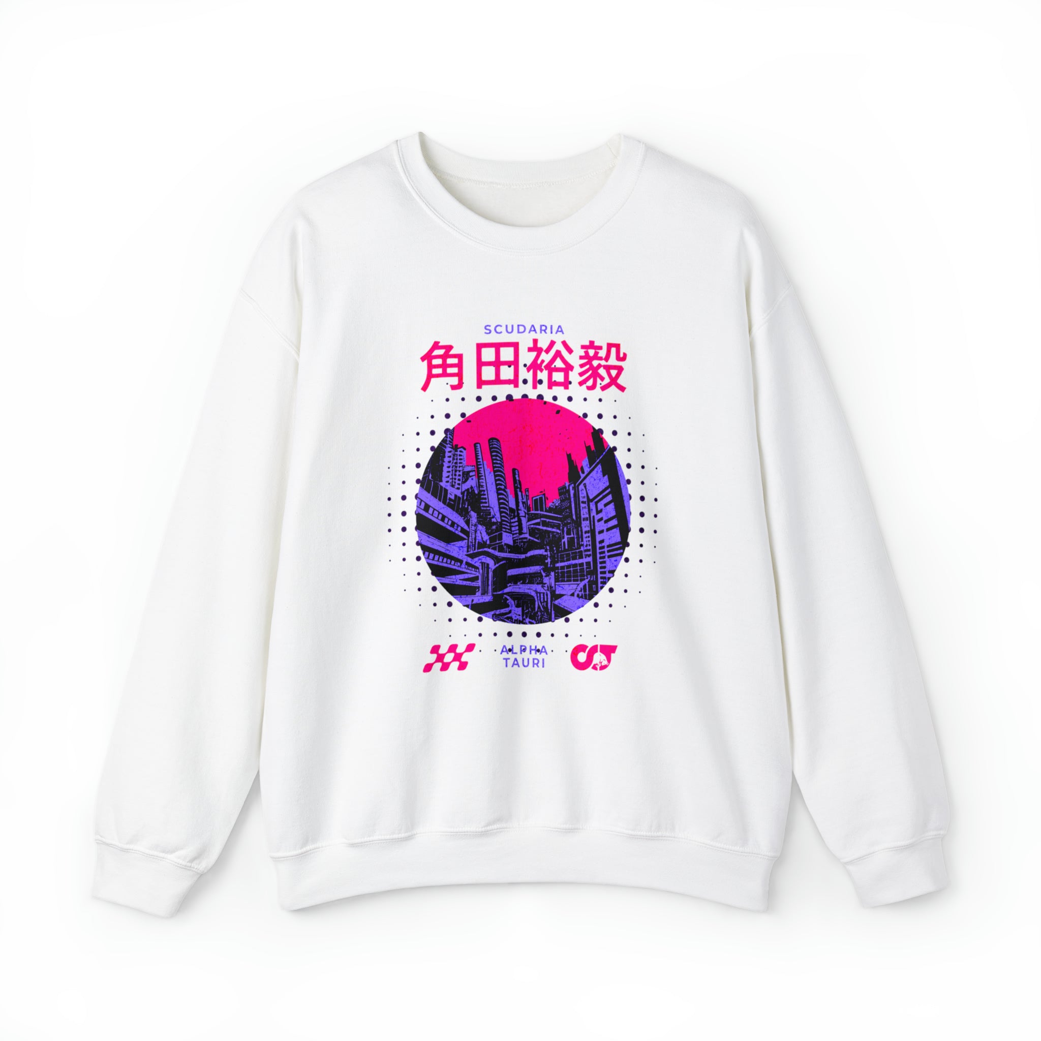 Yuki Tsunoda "Neon Nights" Unisex Crewneck Sweatshirt