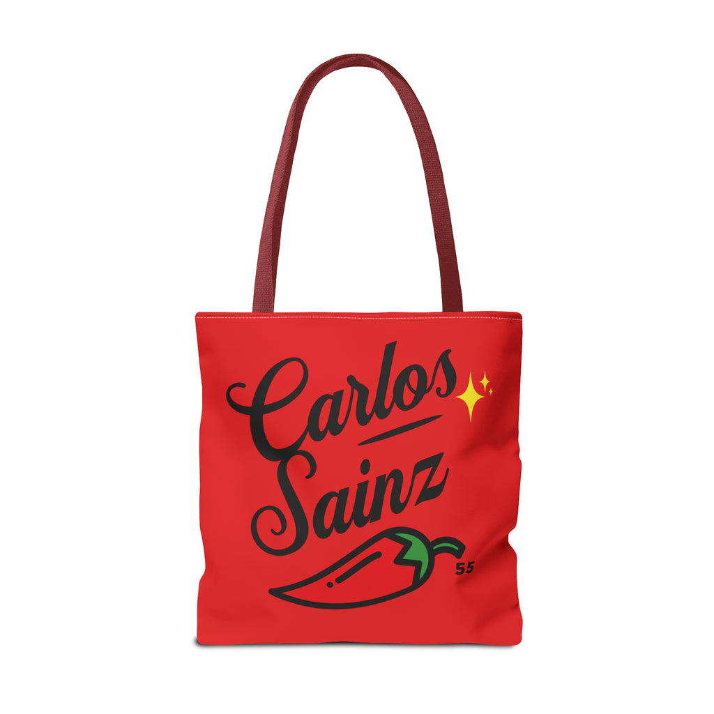 Carlos Sainz "Too Spicy" Tote Bag