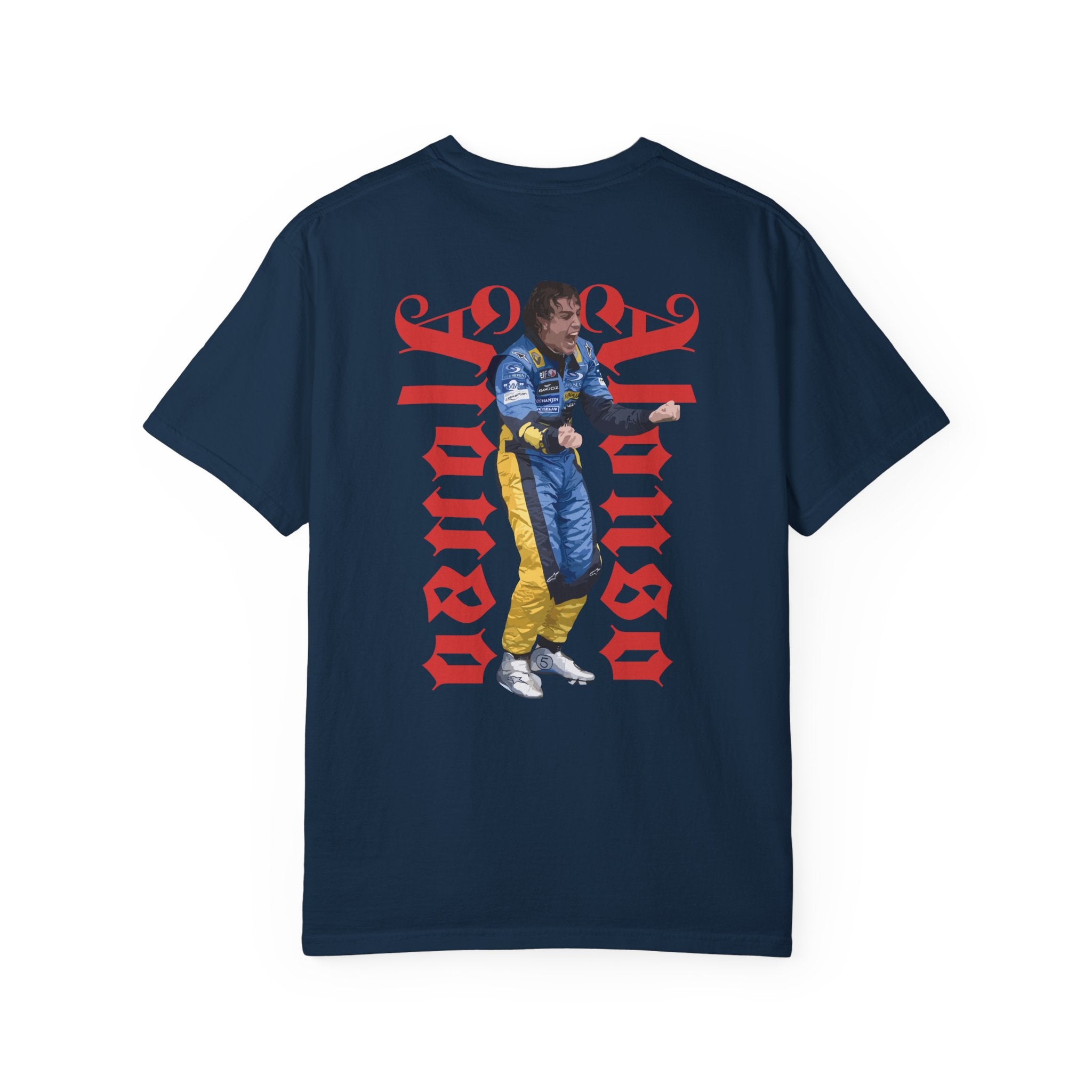 Fernando Alonso "One Four Racing" Tee – Retro Victory Streetwear