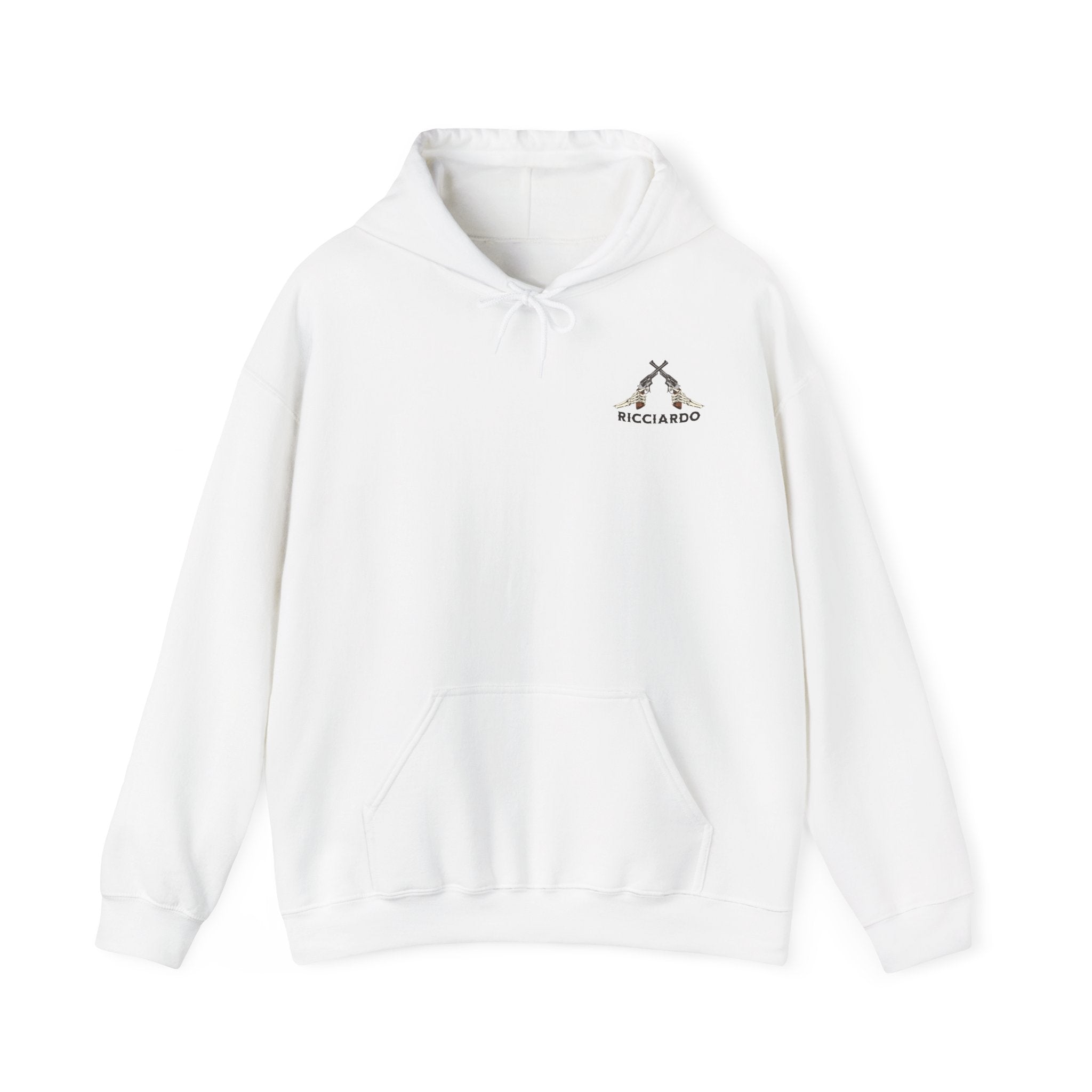 Daniel Ricciardo "Gunslinger" Unisex Hooded Sweatshirt – Bold Style Meets Racing Grit