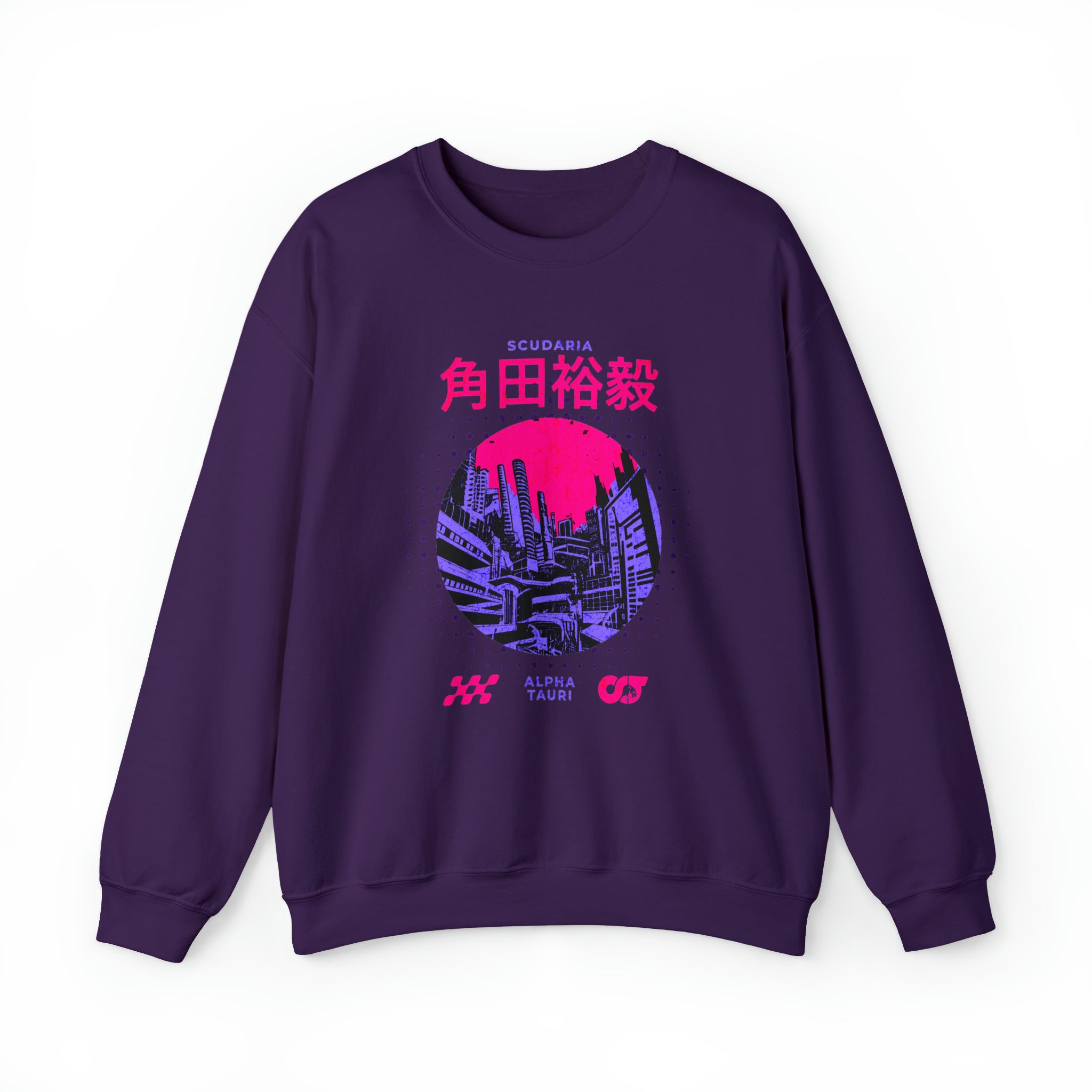 Yuki Tsunoda "Neon Nights" Unisex Crewneck Sweatshirt