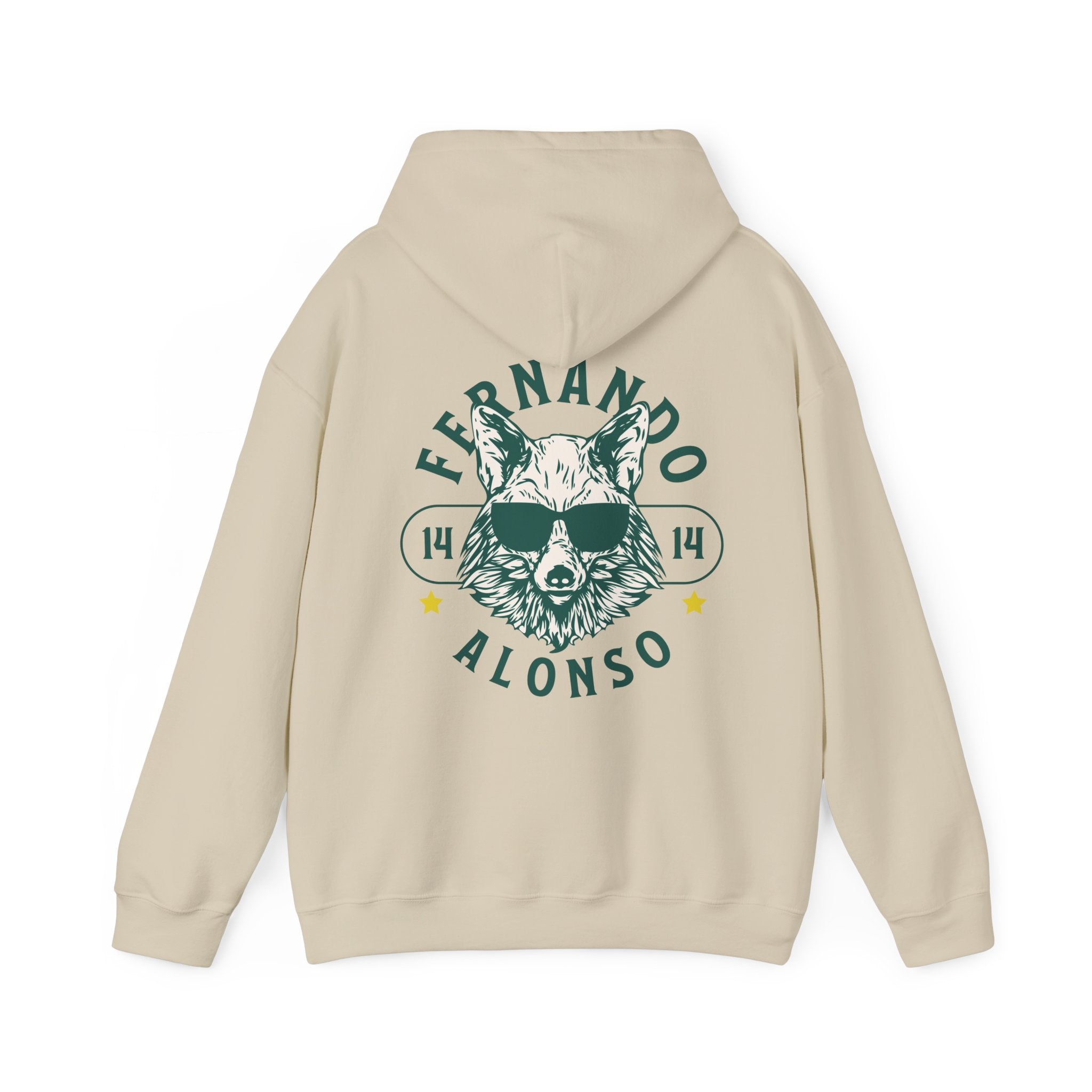Fernando Alonso "Cool Fox" Unisex Hooded Sweatshirt