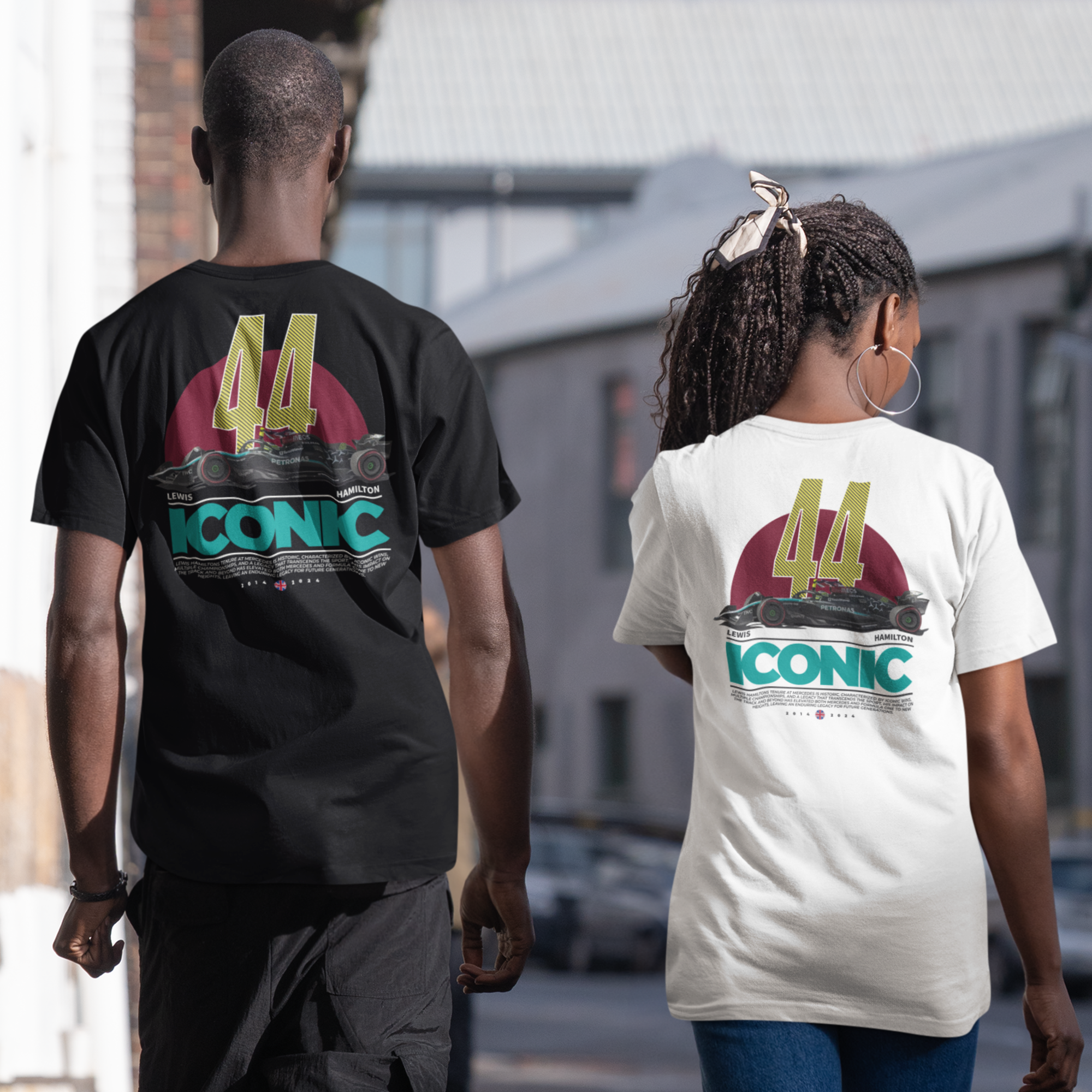 Lewis Hamilton "Iconic Era" Unisex T-Shirt – Mercedes Legacy Tribute