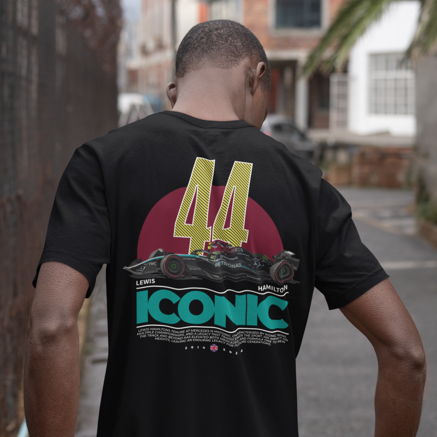 Lewis Hamilton "Iconic Era" Unisex T-Shirt – Mercedes Legacy Tribute