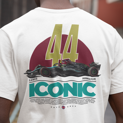 Lewis Hamilton "Iconic Era" Unisex T-Shirt – Mercedes Legacy Tribute