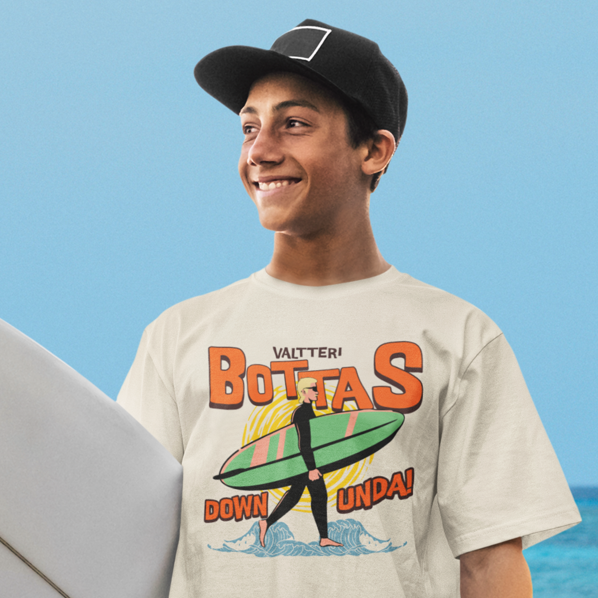 Valtteri Bottas "Down Unda" Unisex Tee