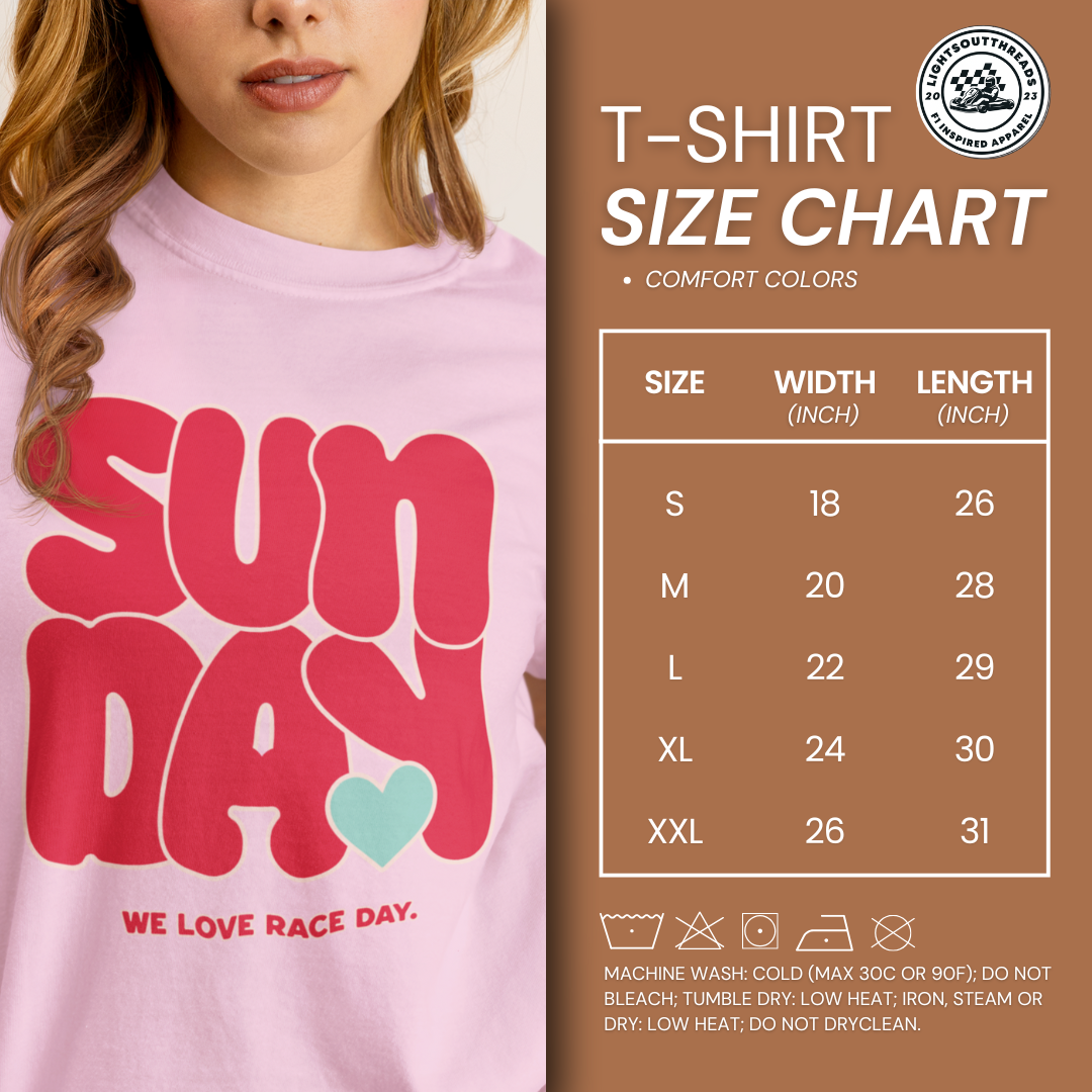 We Love Race Day Unisex Tee