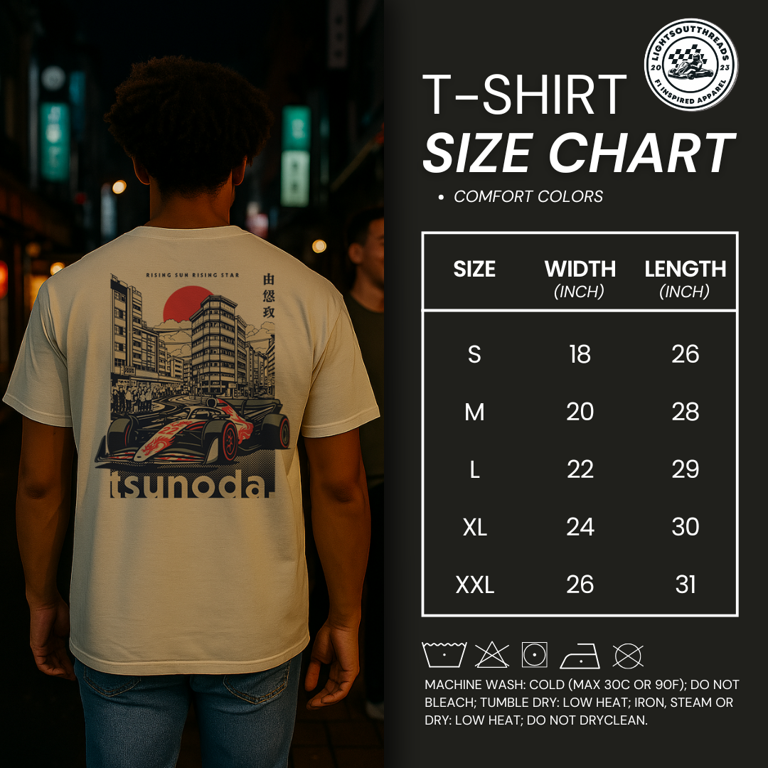 Yuki Tsunoda "Rising Sun" Unisex Tee