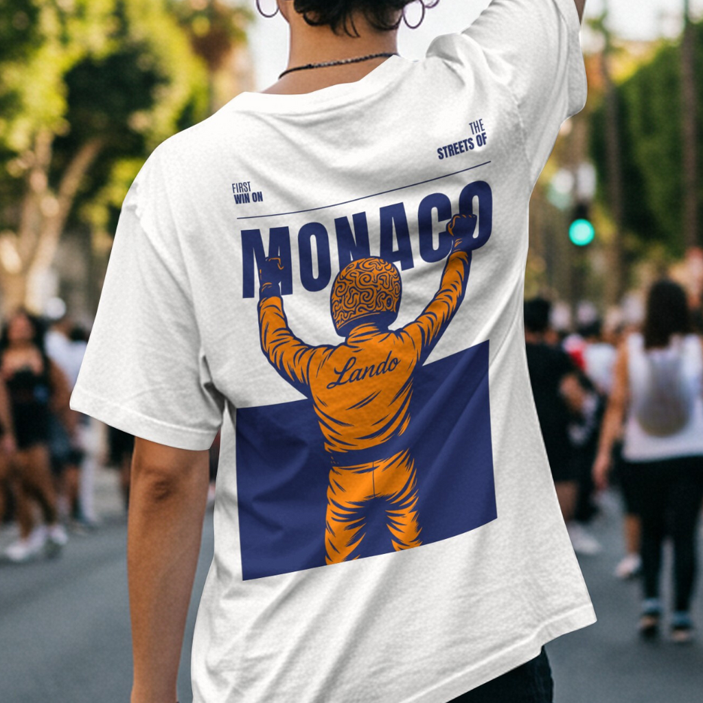Lando Norris “Victory at Monaco” Tee – First Win Tribute