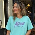Alex Albon 23 Women’s Boxy Tee – Mint Aqua