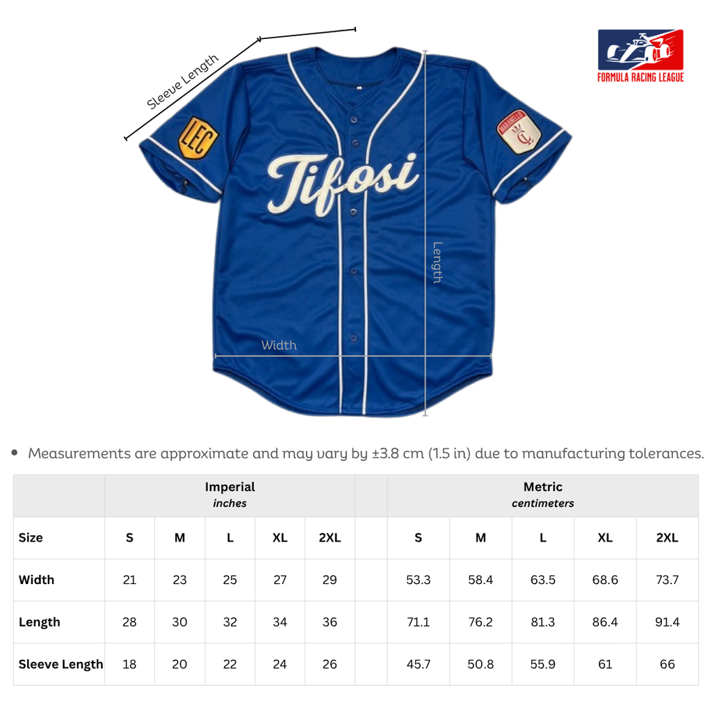 Tifosi Jersey – Maranello Blue Edition (Leclerc)