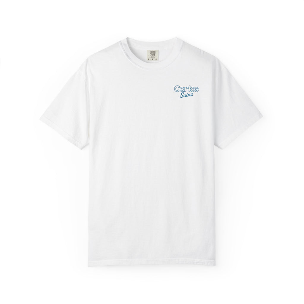 Carlos Sainz “Williams Podium” Edition T-Shirt – Retro Blue Comeback Tribute