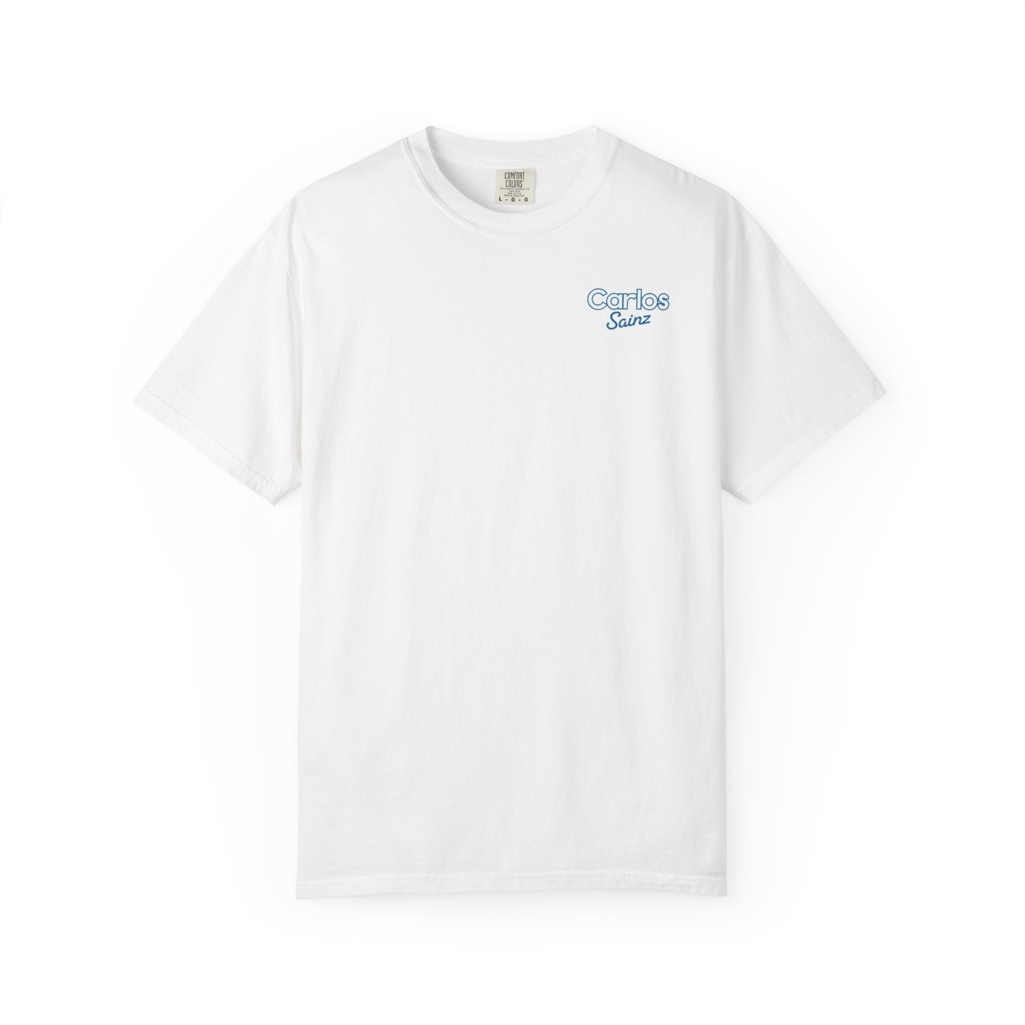 Carlos Sainz “Williams Podium” Edition T-Shirt – Retro Blue Comeback Tribute