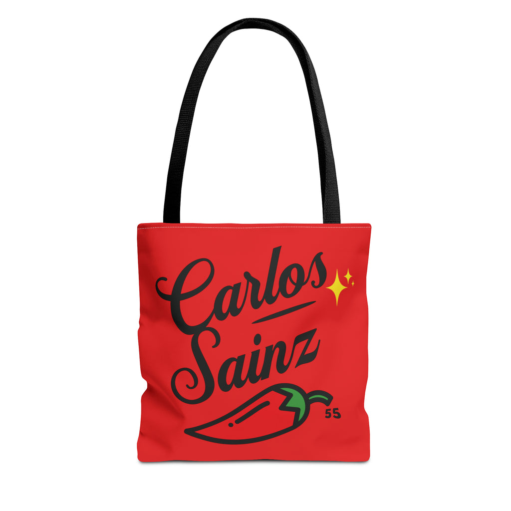 Carlos Sainz "Too Spicy" Tote Bag