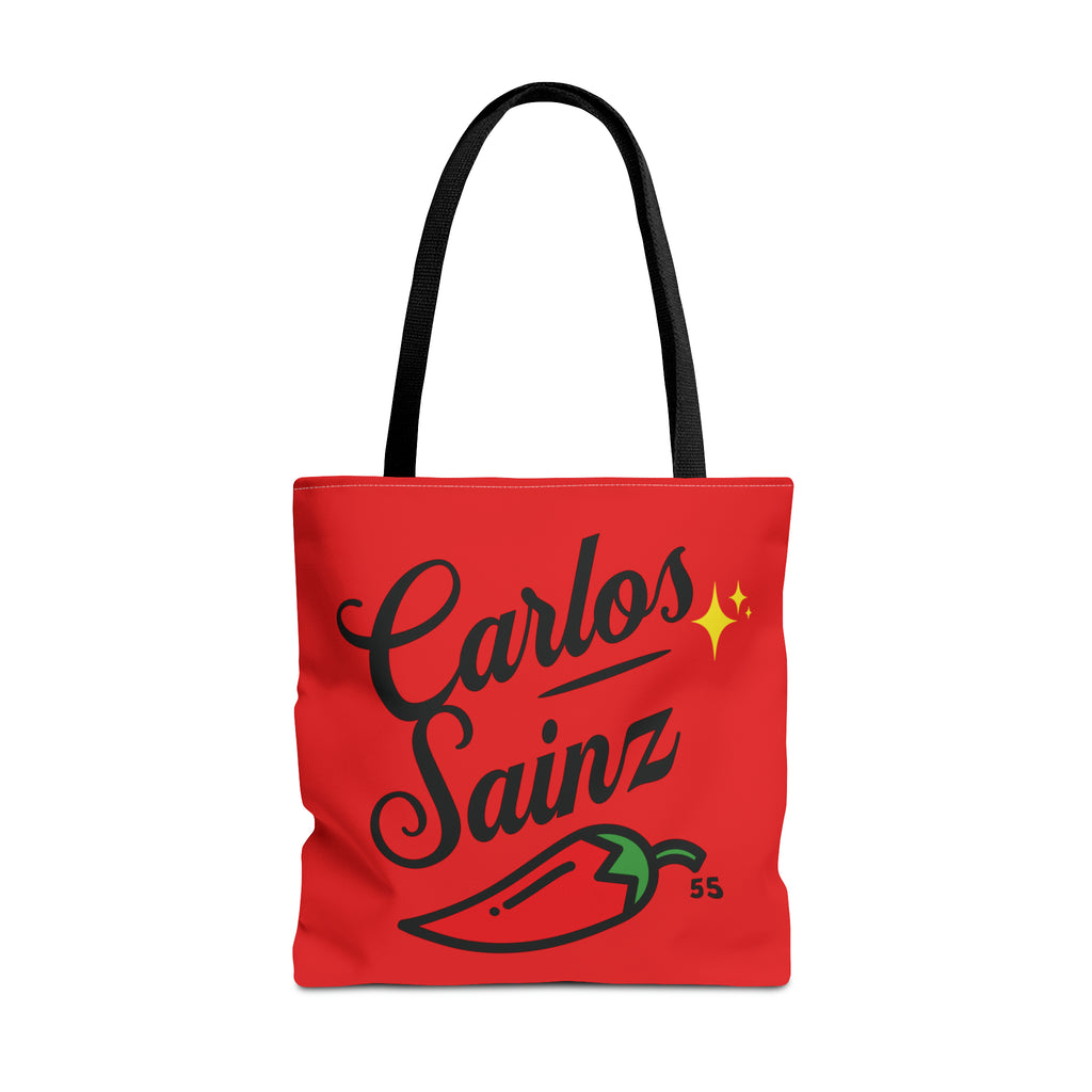 Carlos Sainz "Too Spicy" Tote Bag