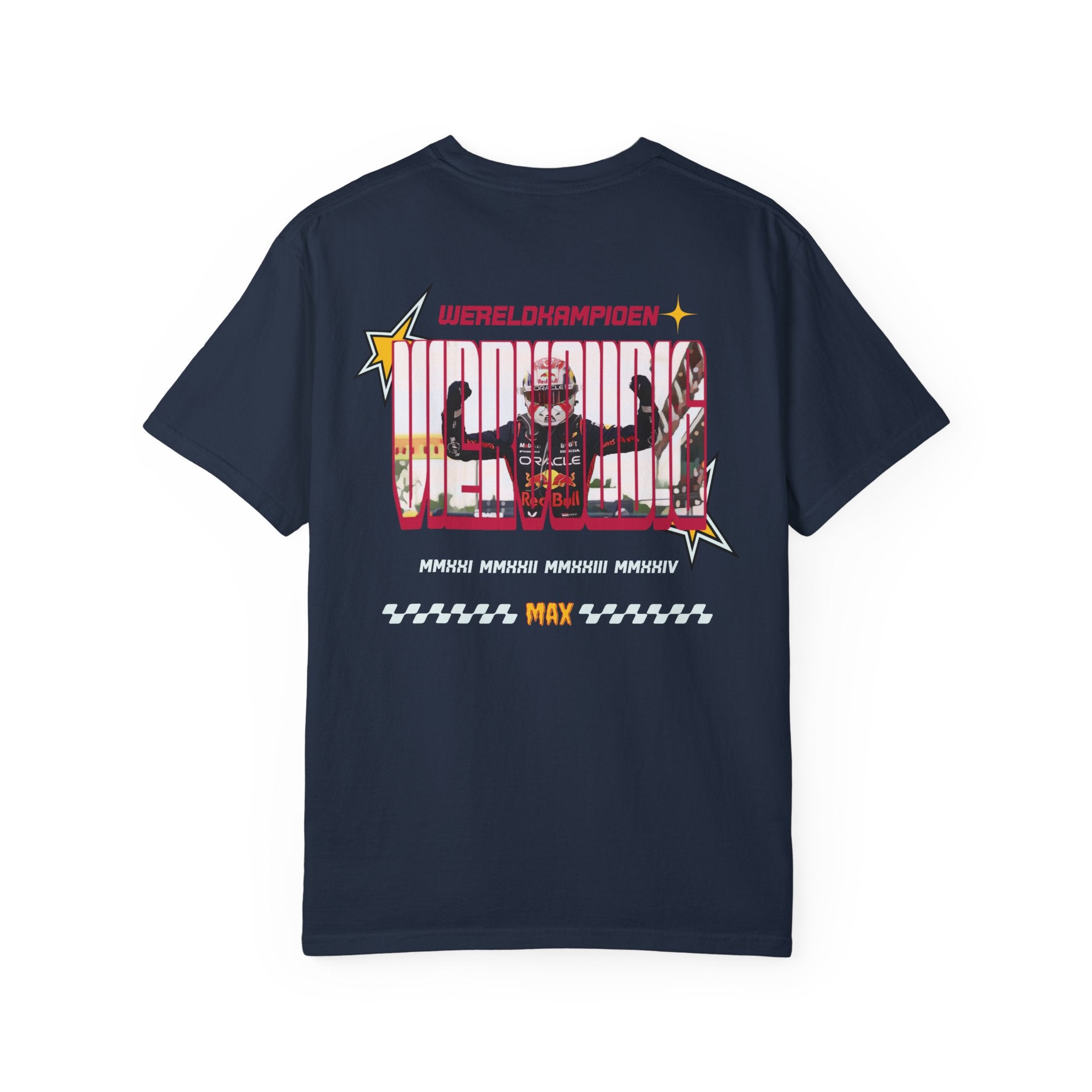 Max "Viervoudig" Unisex T-Shirt – Celebrate Four Championships