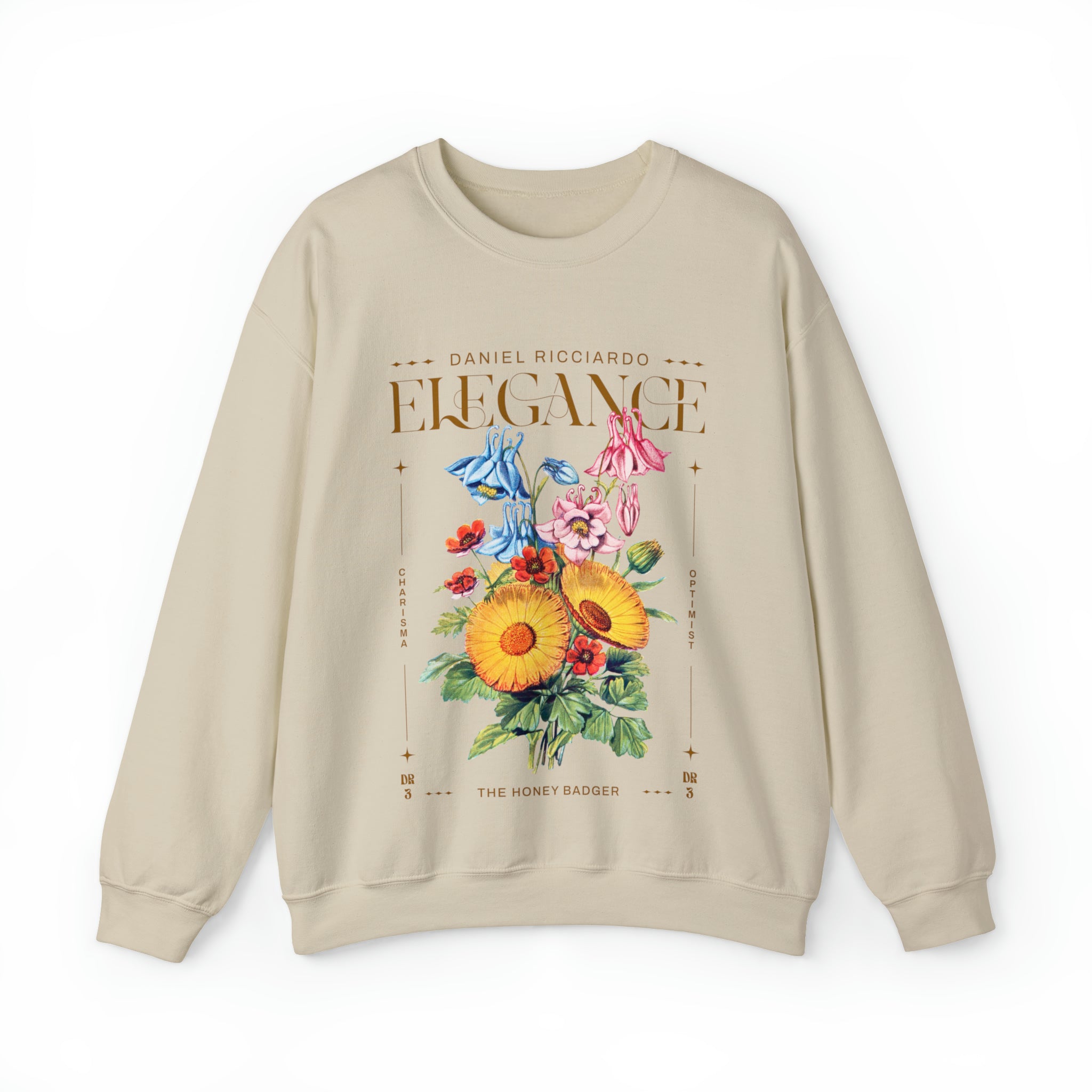 Daniel Ricciardo "Elegance" Unisex Crewneck Sweatshirt