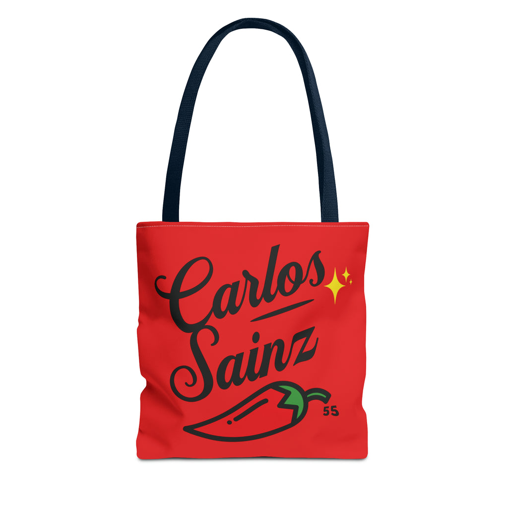 Carlos Sainz "Too Spicy" Tote Bag