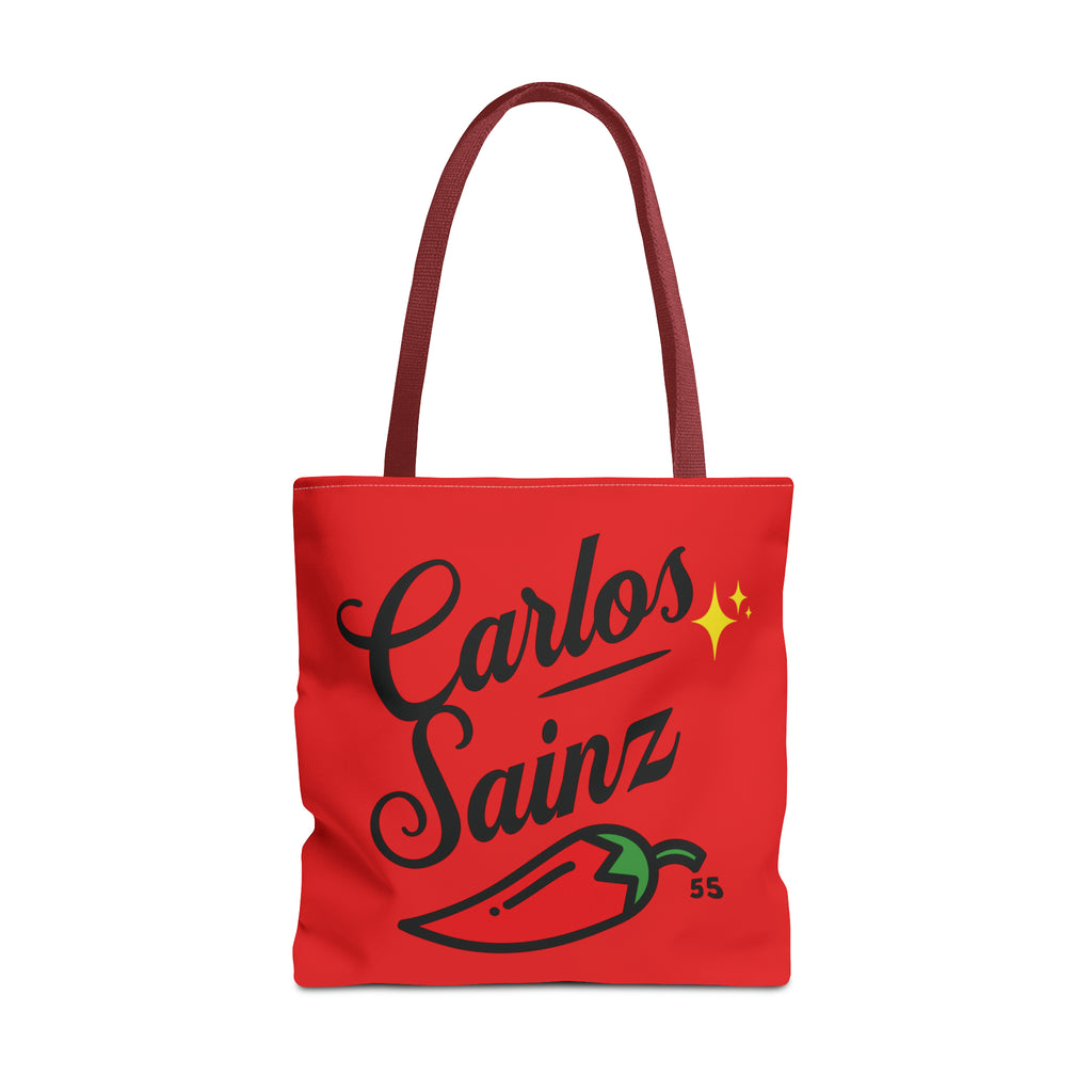Carlos Sainz "Too Spicy" Tote Bag
