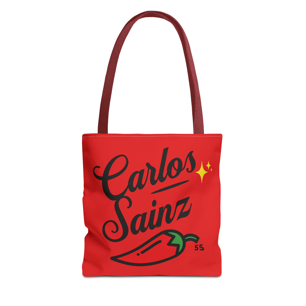 Carlos Sainz "Too Spicy" Tote Bag