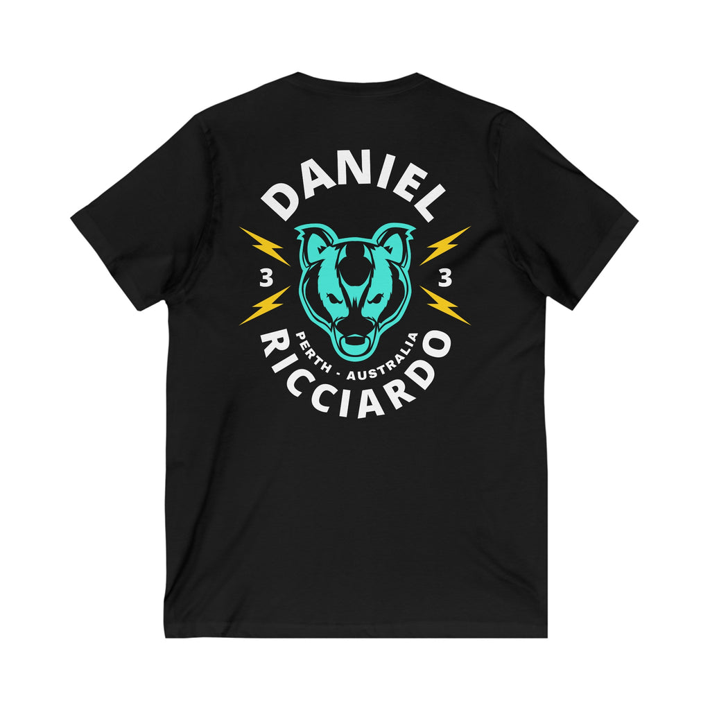 Daniel Ricciardo "Home" V-Neck Tee – Fierce Racing Spirit in Every Wear