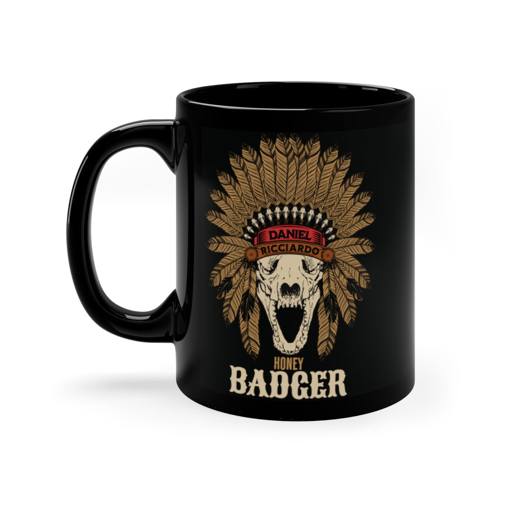Daniel Ricciardo "Badger Spirit" Black Mug 11oz