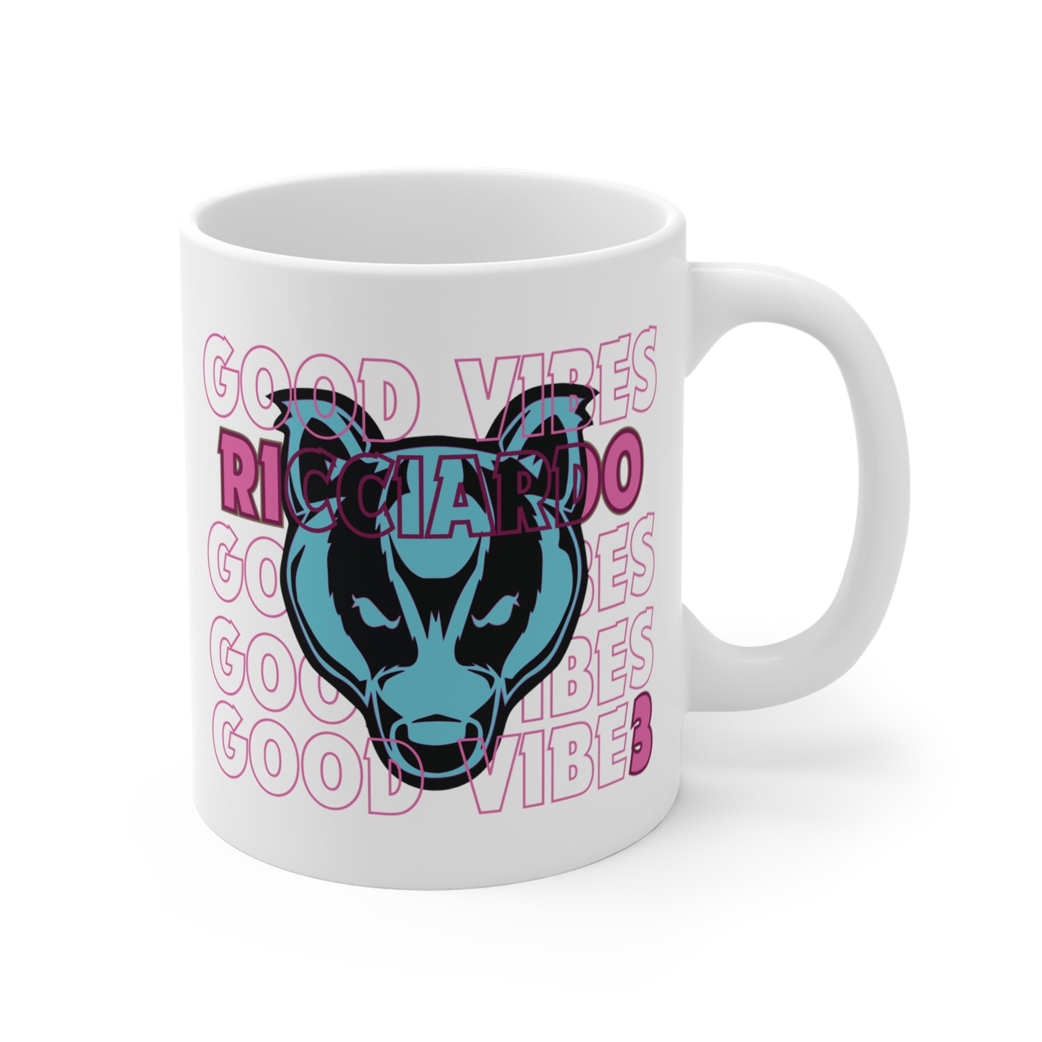 Daniel Ricciardo "Neon Vibes" Ceramic Mug - 11oz