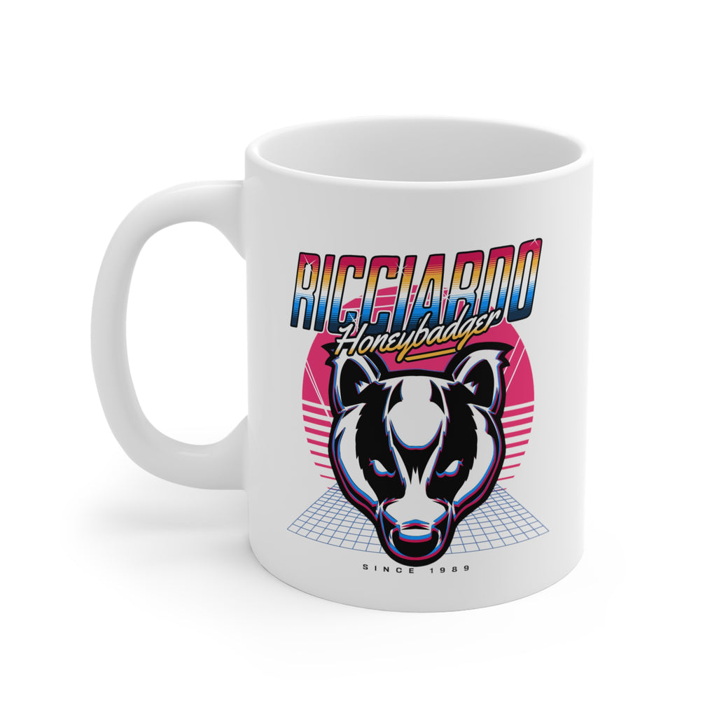 Daniel Ricciardo "Retro Badger" Mug - 11oz