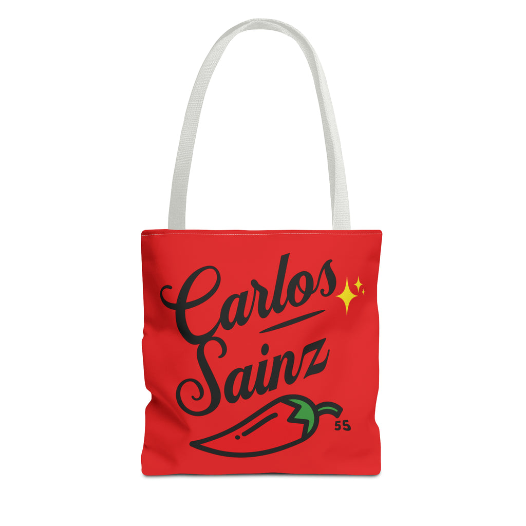Carlos Sainz "Too Spicy" Tote Bag
